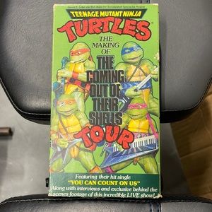 Vintage tmnt the making of the coming out of their shells vhs